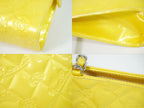 Chanel Icon Charm Chain Shoulder Bag Patent Leather Yellow Second — view 7