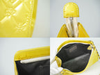Chanel Icon Charm Chain Shoulder Bag Patent Leather Yellow Second — view 8