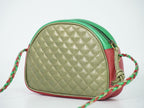 Gucci Interlocking Horsebit Quilted Leather Shoulder Bag Pochette Multicolor — view 2