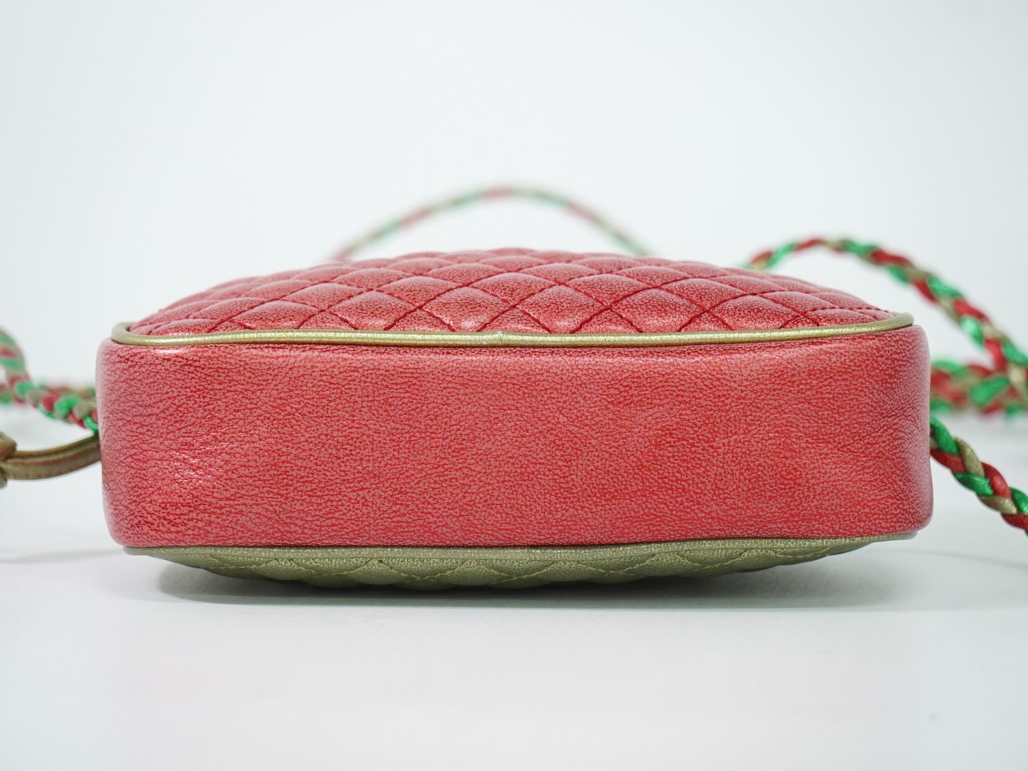Gucci Interlocking Horsebit Quilted Leather Shoulder Bag Pochette Multicolor — view 3
