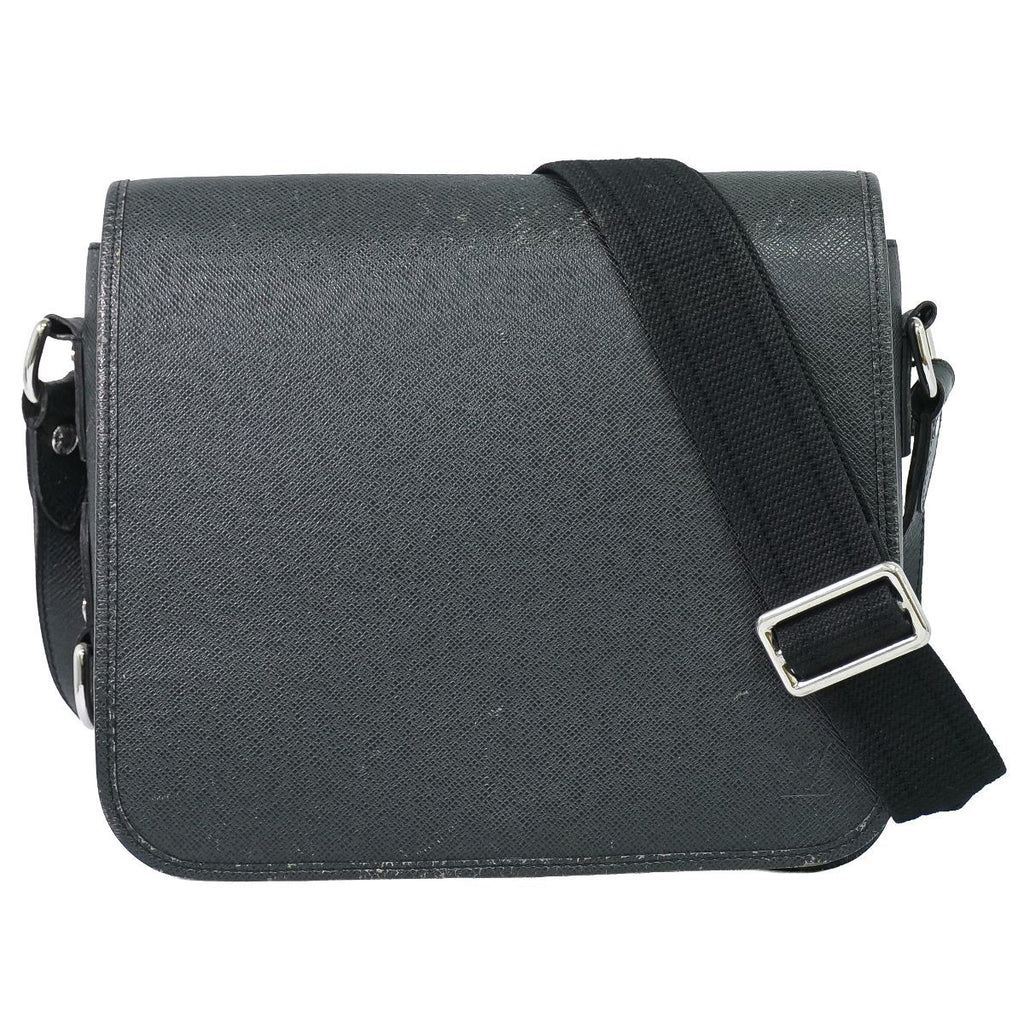 Louis Vuitton LV Taiga Leather Shoulder Bag Ardoise Second