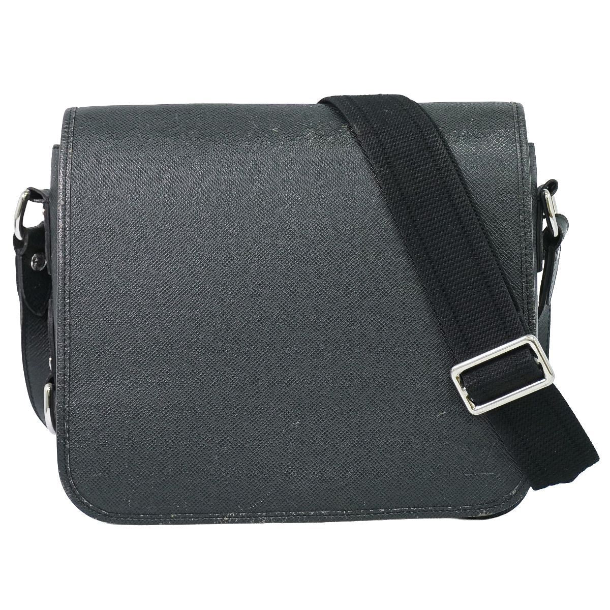 Louis Vuitton LV Taiga Leather Shoulder Bag Ardoise Second