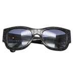 Chanel Sunglasses Eyewear CC Logo Rhinestone Navy — view 2