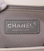 Chanel Chain Shoulder Bag Quilted Silver — view 4