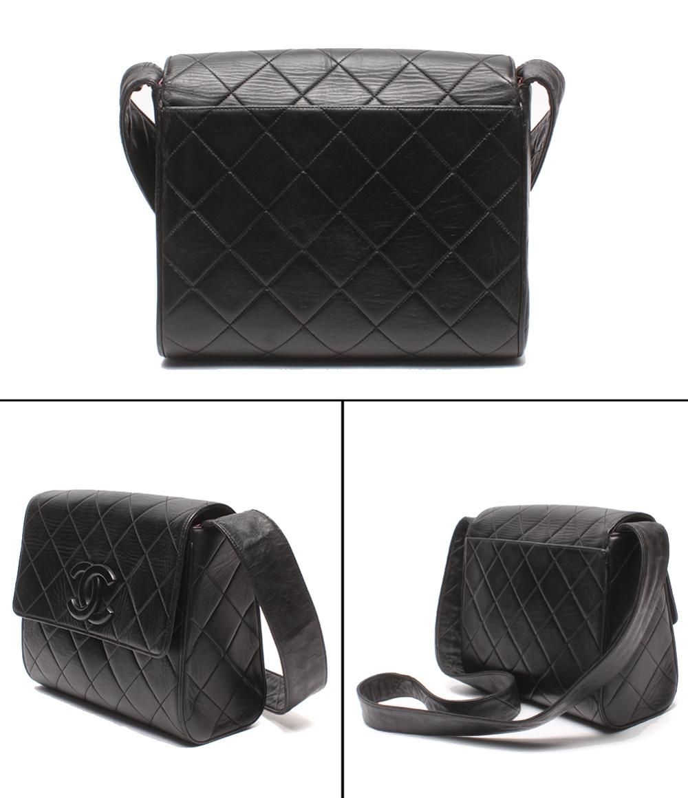 Chanel Shoulder Bag Crossbody Bag Quilted Lambskin Single Flap Gold — view 2