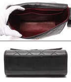 Chanel Shoulder Bag Crossbody Bag Quilted Lambskin Single Flap Gold — view 3