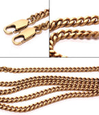Saint Laurent 2-Way Chain Shoulder Bag Logo Embossed — view 8