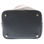 Hermes Picotin Lock PM Taurillon Clemence Silver Tote Noir Black — view 4