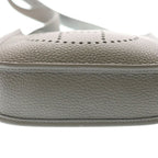 Hermes TPM Grimeia Shoulder Bag Gray Taurillon Clemence Leather Gold — view 4
