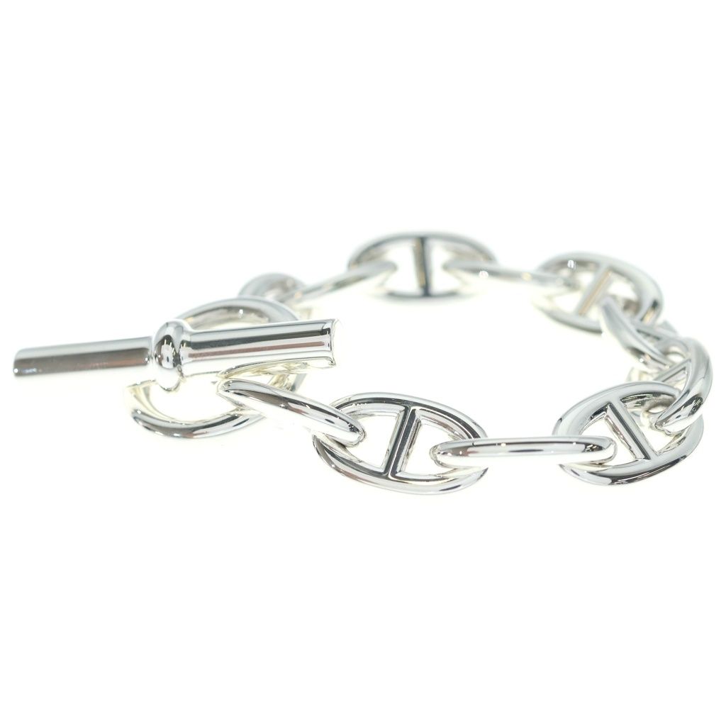Hermes Chaine D'ancre TGM Bracelet Chain Silver — view 4