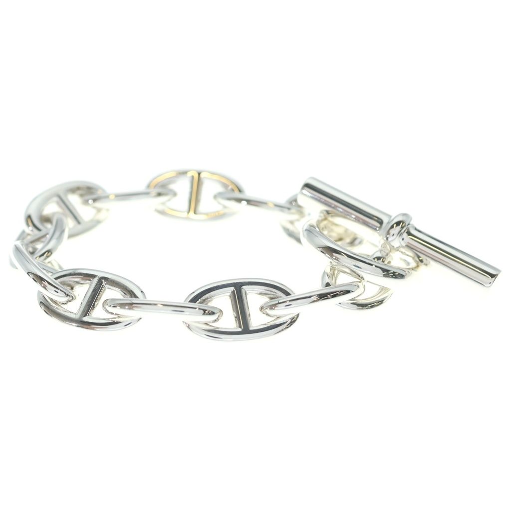 Hermes Chaine D'ancre TGM Bracelet Chain Silver — view 3