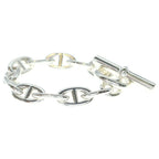 Hermes Chaine D'ancre TGM Bracelet Chain Silver — view 3
