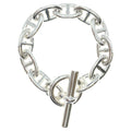 Hermes Chaine D'ancre TGM Bracelet Chain Silver