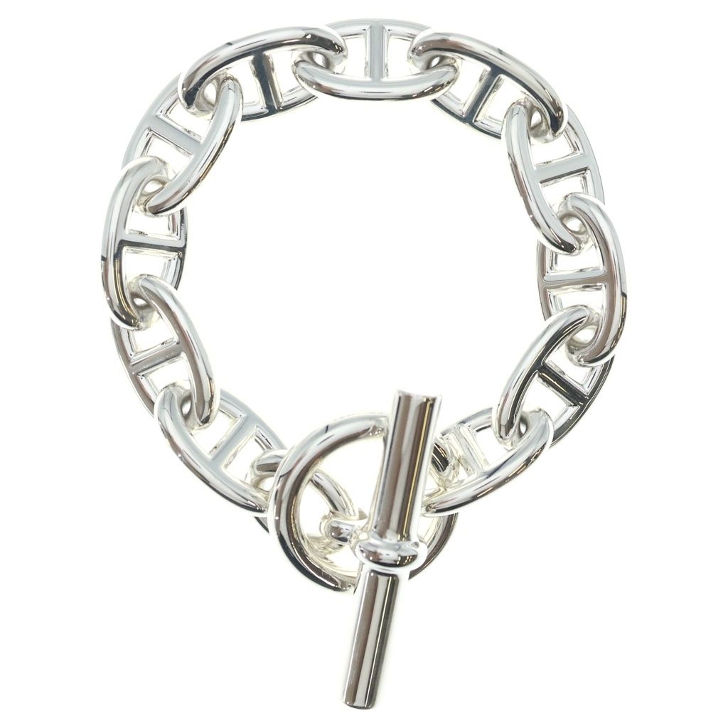 Hermes Chaine D'ancre TGM Bracelet Chain Silver