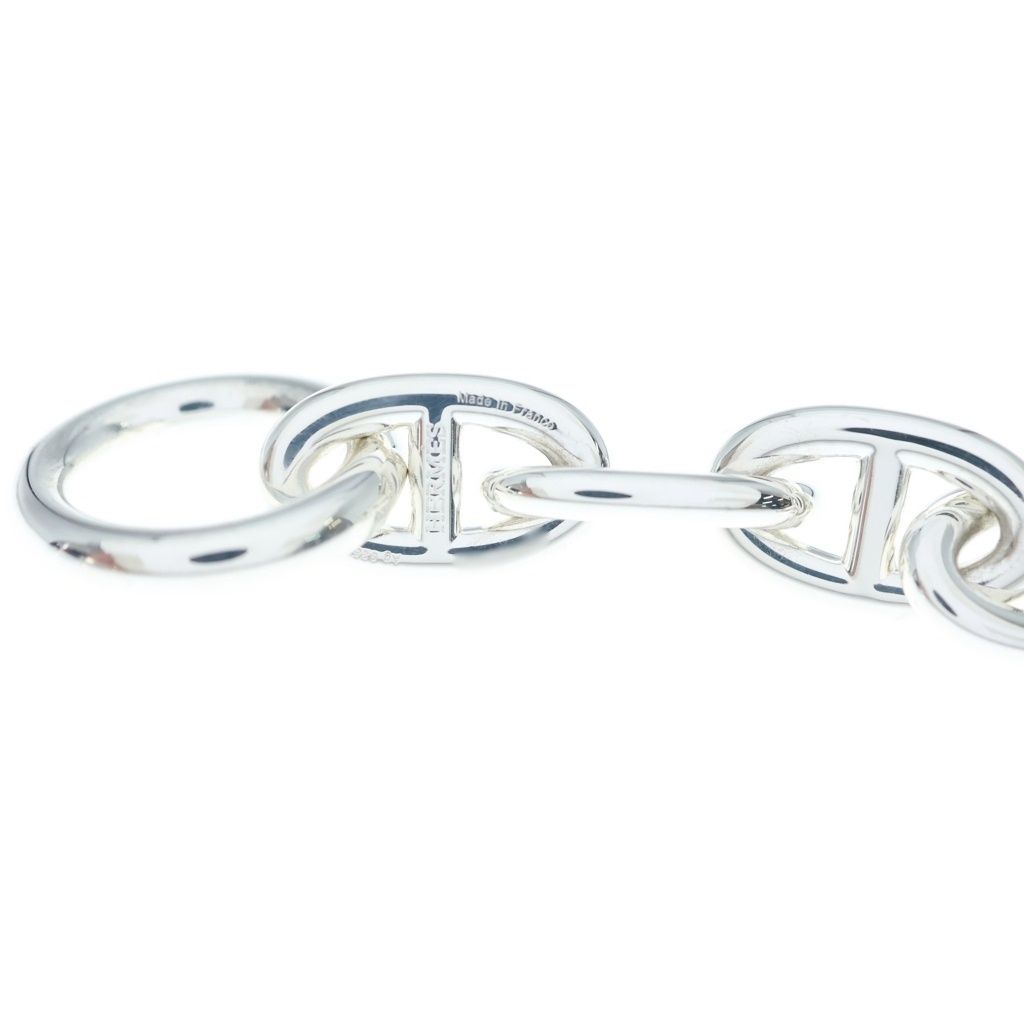 Hermes Chaine D'ancre TGM Bracelet Chain Silver — view 5