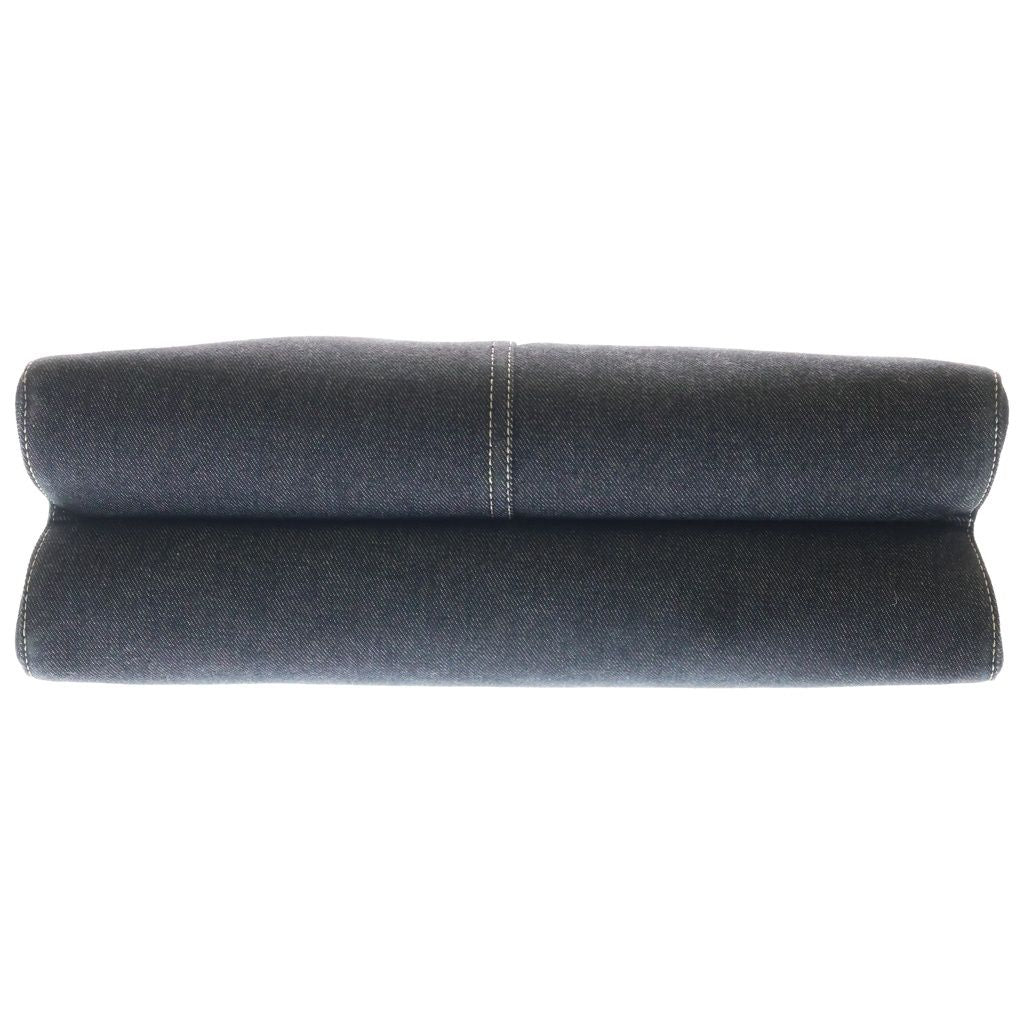 Dior Street Chic Belt Buckle Denim Tote Black — view 4