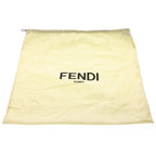 Fendi Bag Zucca Pattern Handbag Lightgreen Canvas Leather Gold — view 8