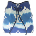 Louis Vuitton S Neo Noe Leather 2-Way Shoulder Bag Drawstring Blue White