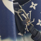 Louis Vuitton S Neo Noe Leather 2-Way Shoulder Bag Drawstring Blue White — view 6