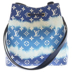 Louis Vuitton S Neo Noe Leather 2-Way Shoulder Bag Drawstring Blue White — view 2