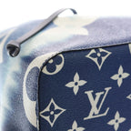 Louis Vuitton S Neo Noe Leather 2-Way Shoulder Bag Drawstring Blue White — view 5