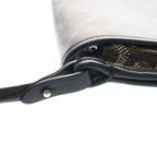 Goyard Plumet Tee Canvas Leather Pouch Wallet Shoulder Bag Silver Black — view 7