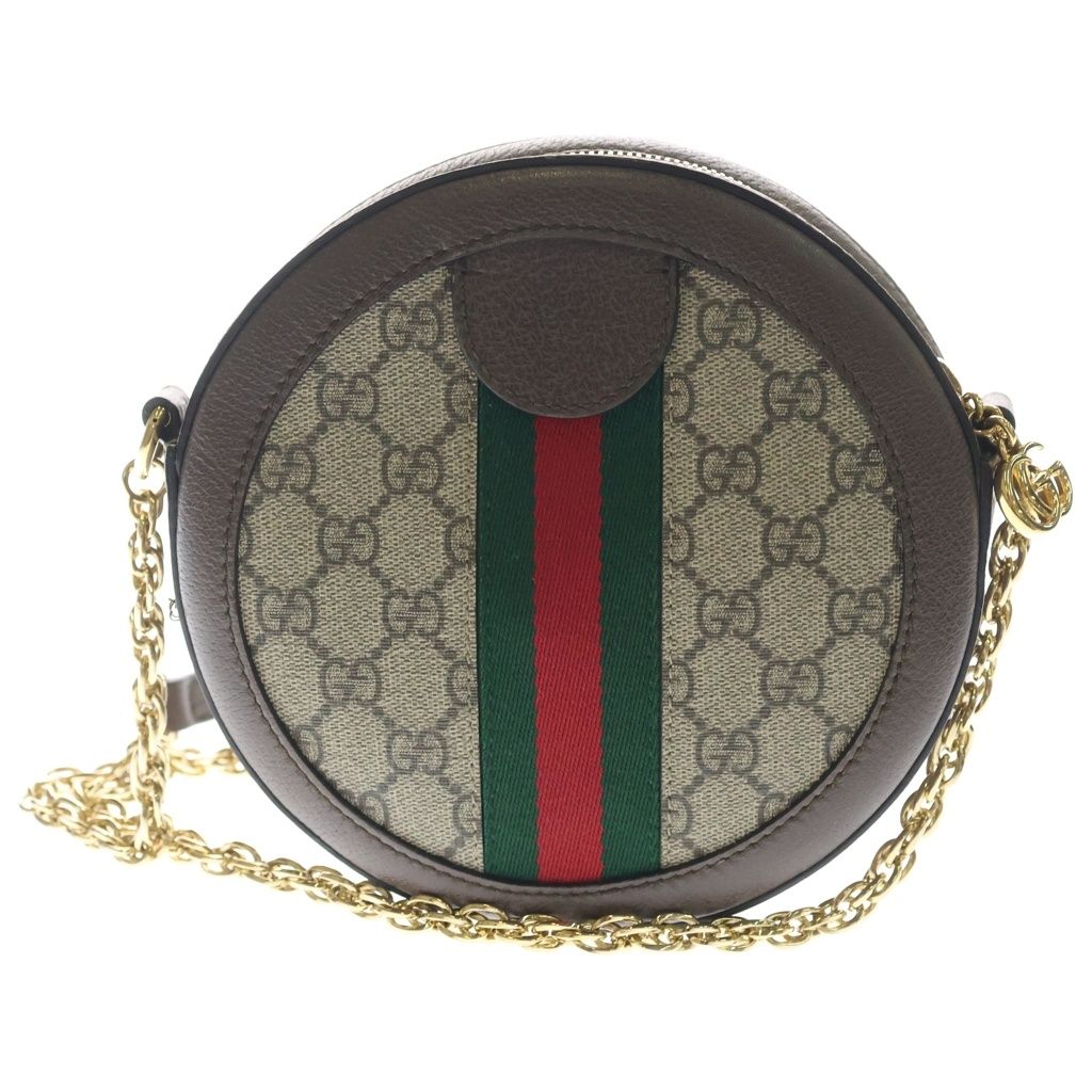 Gucci Di GG Mini Round Shoulder Bag Beige — view 2