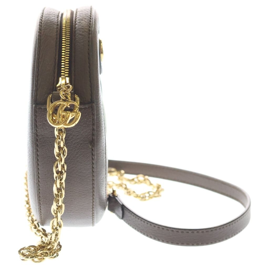 Gucci Di GG Mini Round Shoulder Bag Beige — view 3