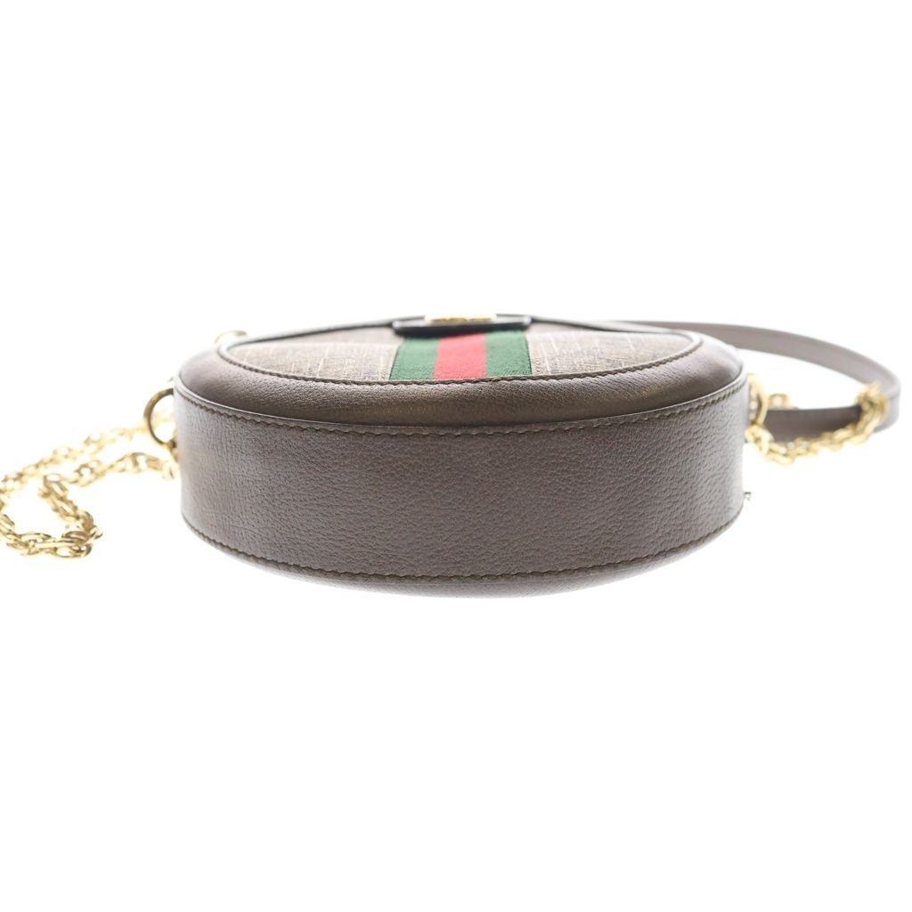 Gucci Di GG Mini Round Shoulder Bag Beige — view 4