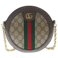 Gucci Di GG Mini Round Shoulder Bag Beige