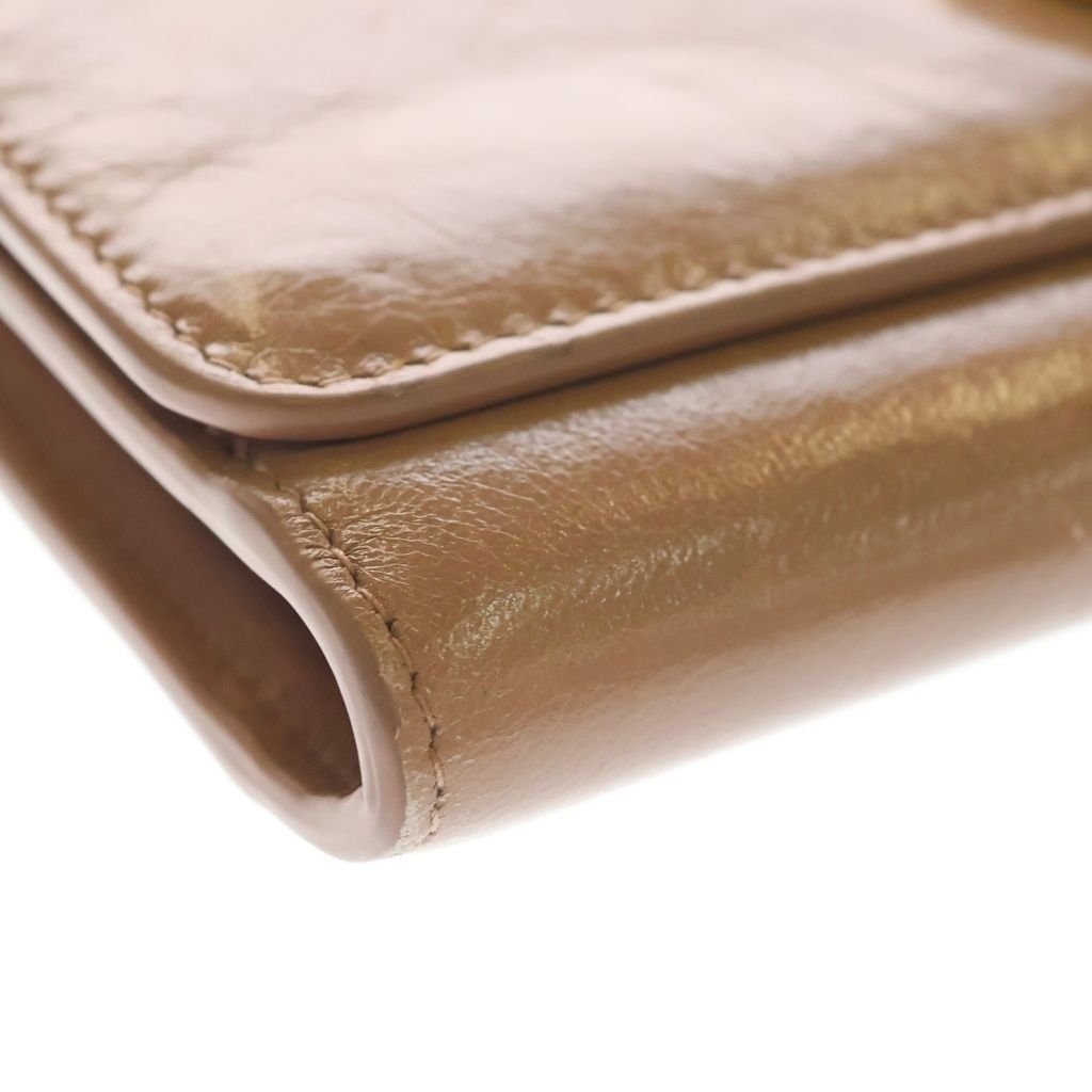 Dior 30 Montaigne Wallet Monte New Chain Leather Pink — view 5