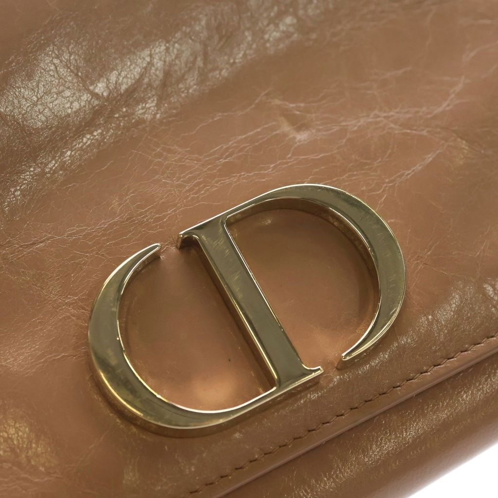 Dior 30 Montaigne Wallet Monte New Chain Leather Pink — view 7