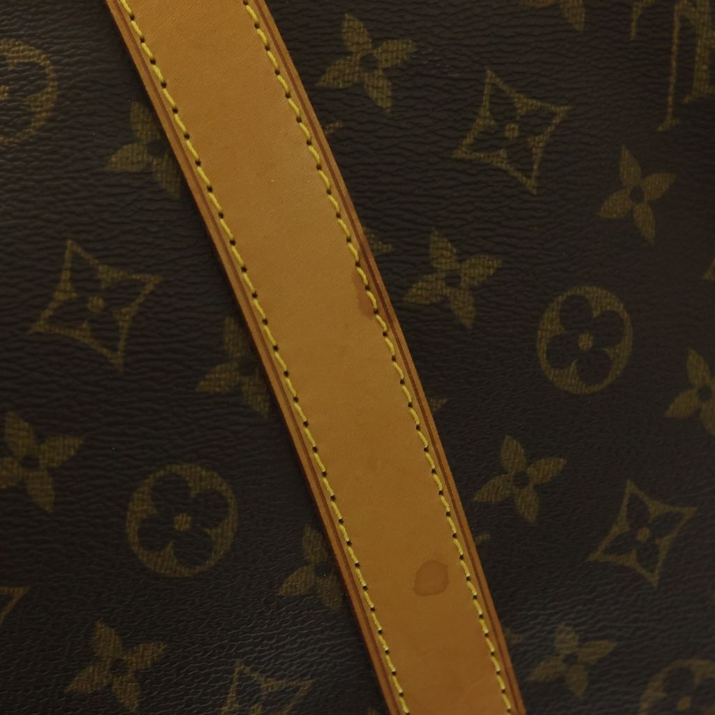 Louis Vuitton Monogram Keepall Bandouliere 60 Leather 2-Way Shoulder Bag Brown — view 8