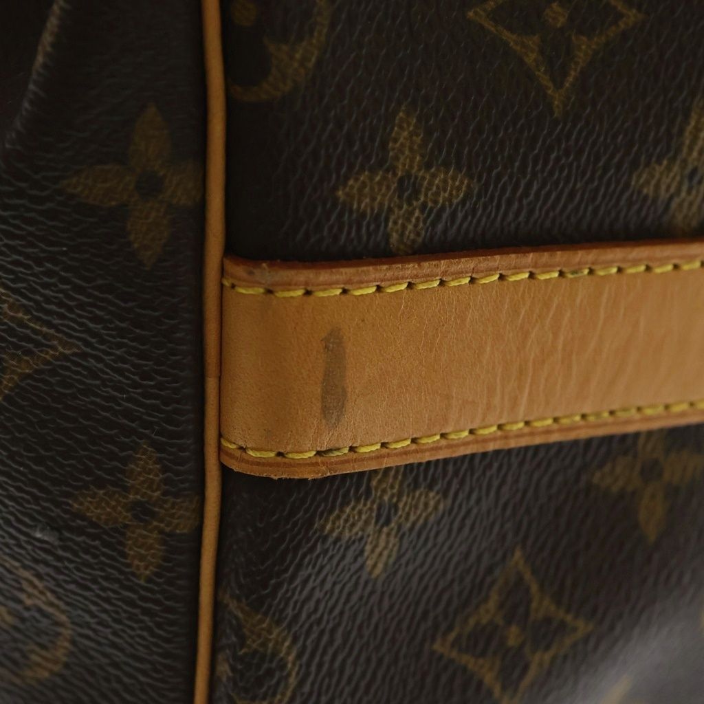 Louis Vuitton Monogram Keepall Bandouliere 60 Leather 2-Way Shoulder Bag Brown — view 7