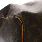 Louis Vuitton Monogram Keepall Bandouliere 60 Leather 2-Way Shoulder Bag Brown — view 5