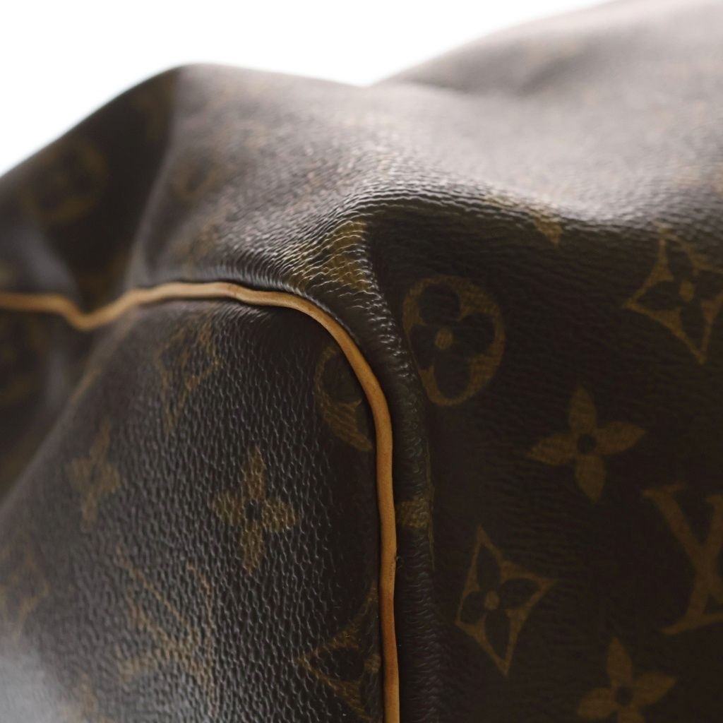 Louis Vuitton Monogram Keepall Bandouliere 60 Leather 2-Way Shoulder Bag Brown — view 5