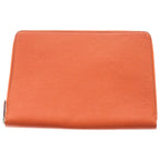 Fendi Clutch Secondbag Pouch Orange Leather