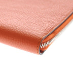 Fendi Clutch Secondbag Pouch Orange Leather — view 5