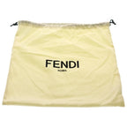 Fendi Clutch Secondbag Pouch Orange Leather — view 8