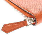Fendi Clutch Secondbag Pouch Orange Leather — view 6