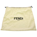 Fendi Secondbag Pouch White Leather Silver — view 8