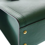 Gucci Diana Handback 2-Way Back Bamboo Gold Leather Green Handbag — view 5