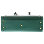 Gucci Diana Handback 2-Way Back Bamboo Gold Leather Green Handbag — view 4