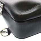 Louis Vuitton Taiga New Sling Bag Black Leather Silver — view 5