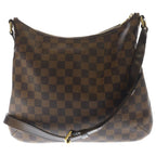 Louis Vuitton Damier Blue Msveli PM Shoulder Bag Leather Brown — view 2