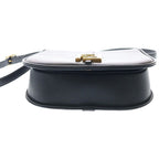 Fendi Mont Shoulder Bag FF Logo Leather Black — view 4