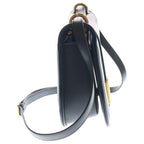 Fendi Mont Shoulder Bag FF Logo Leather Black — view 3