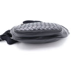 Bottega Veneta Intreccia Leather Belt Bag Black — view 4