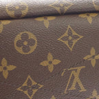 Louis Vuitton Monogram Pallas M 2-Way Shoulder Bag Brown Black Leather Gold — view 7