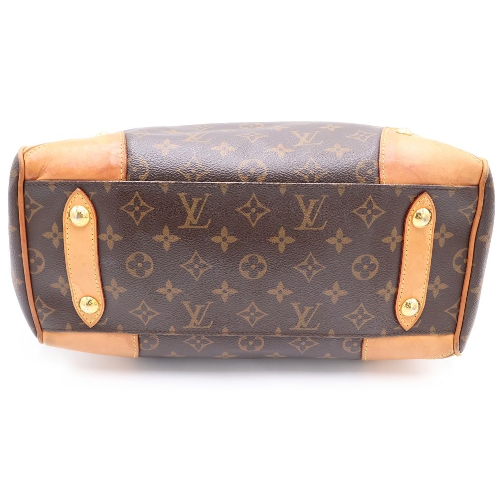 Louis Vuitton Monogram Tee PM Leather Handbag Brown — view 4